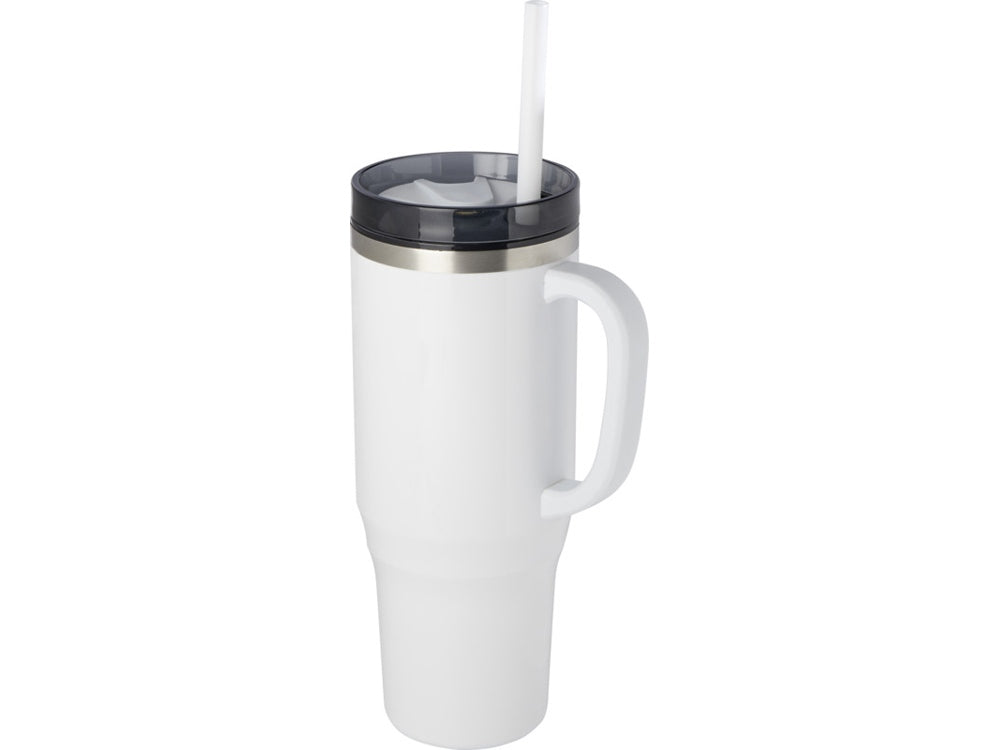 Eco Tumbler – Stainless Steel Insulated Mug with Straw | Thermobecher aus Edelstahl mit Strohhalm
