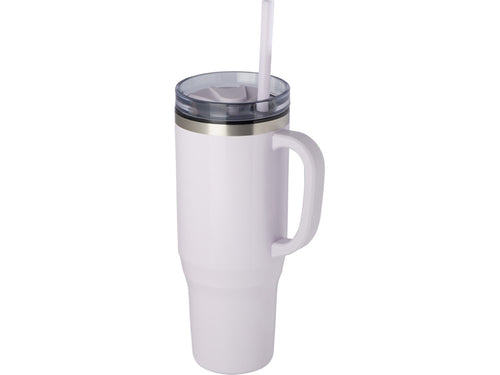 Eco Tumbler – Stainless Steel Insulated Mug with Straw | Thermobecher aus Edelstahl mit Strohhalm