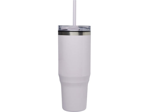 Eco Tumbler – Stainless Steel Insulated Mug with Straw | Thermobecher aus Edelstahl mit Strohhalm