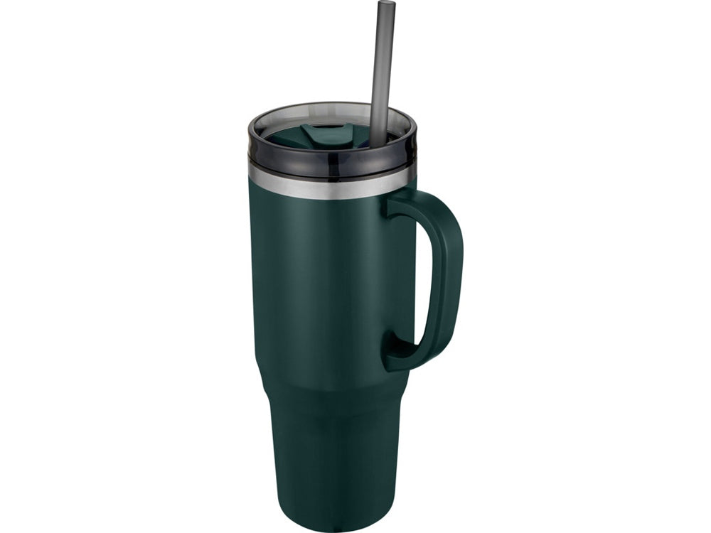Eco Tumbler – Stainless Steel Insulated Mug with Straw | Thermobecher aus Edelstahl mit Strohhalm
